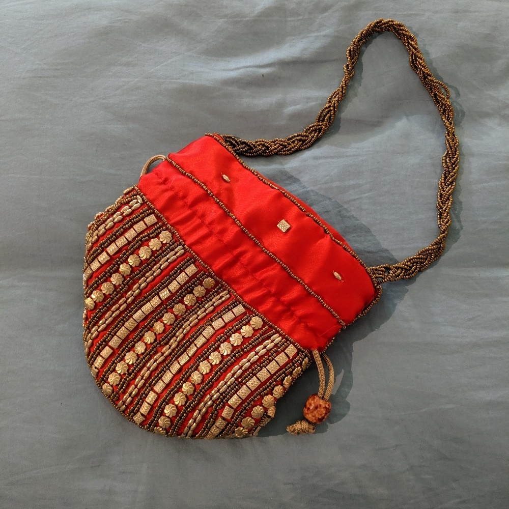 Handcrafted In IndiaBeaded Purse - Picture 2 of 5
